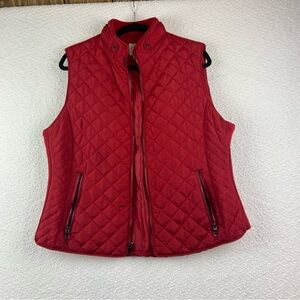 Westport Vibrant Red Quilted Vest